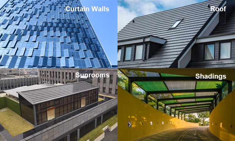 6 - CdTe solar photovoltaic glass also offers a variety of architectural solutions 6 - يقدم الزجاج الكهروضوئي الشمسي CdTe أيضًا مجموعة متنوعة من الحلول المعمارية