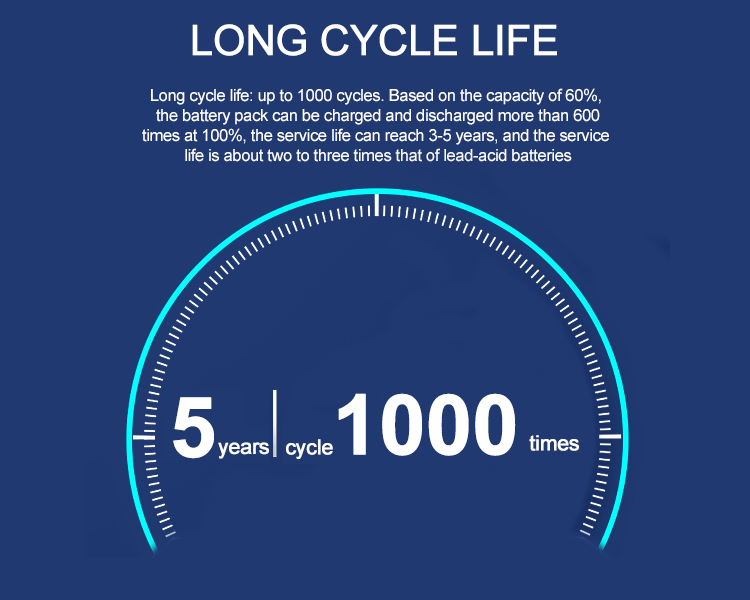 Long cycle life دورة حياة طويلة