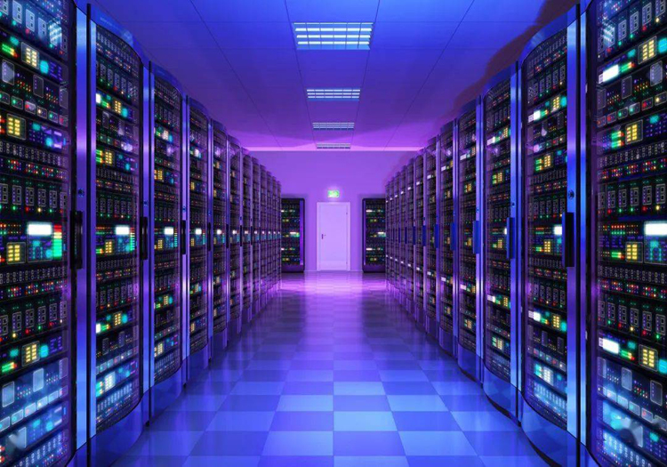 Data center background power supply مصدر الطاقة الخلفية لمركز البيانات