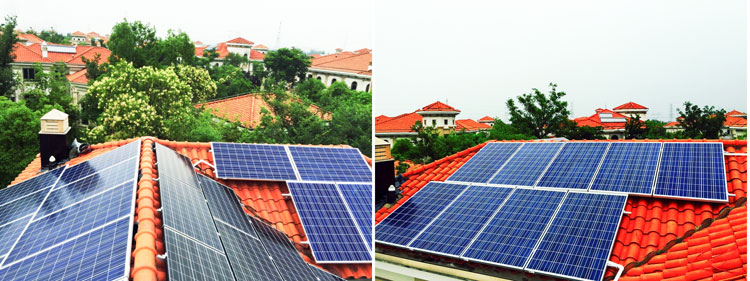 The influence of house shadows on photovoltaic modules and leaf shading on power generation systems تأثير ظلال المنازل على الوحدات الكهروضوئية وتظليل الأوراق على أنظمة توليد الطاقة