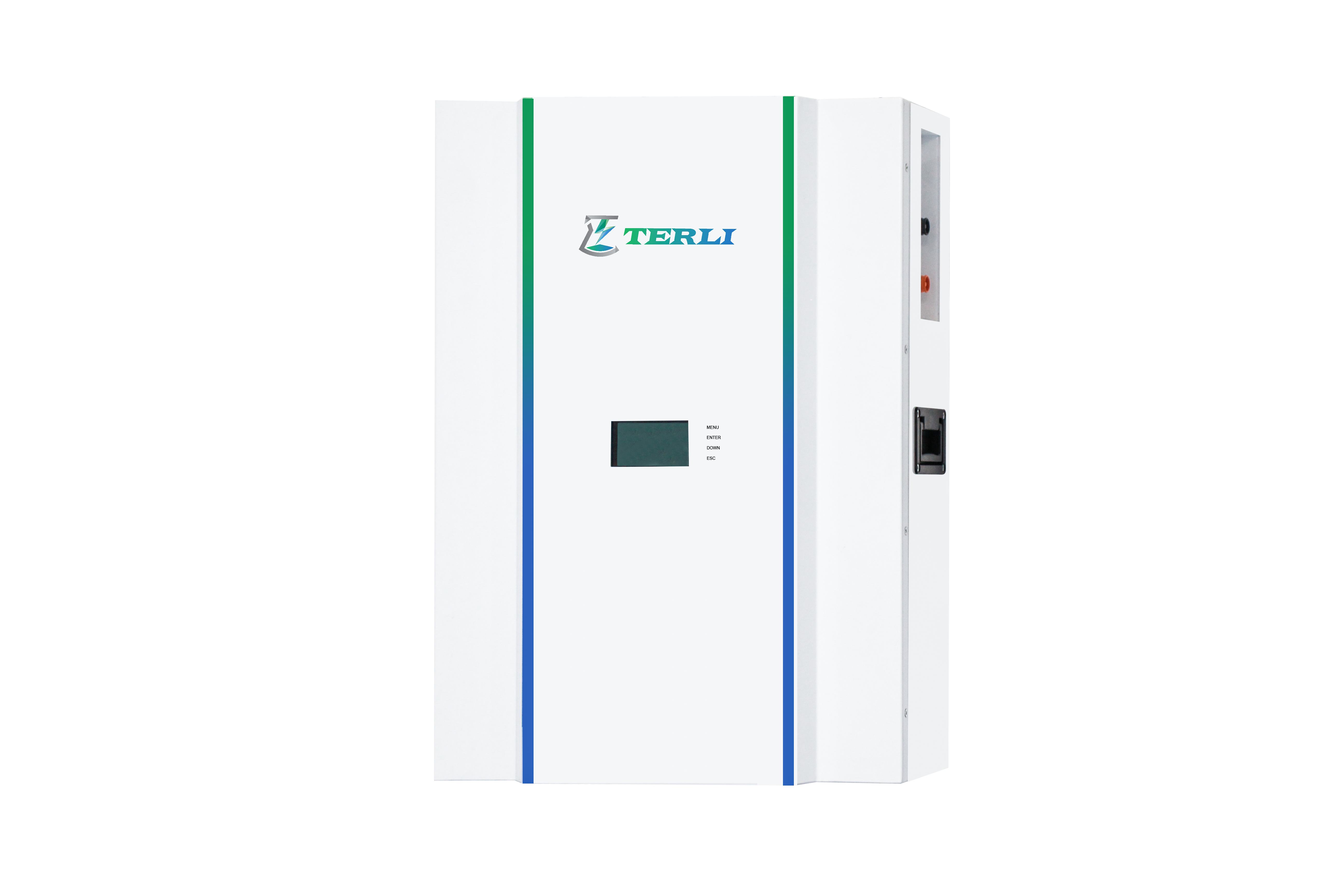 بطارية ليثيوم أيون Terli Lifepo4 بقدرة 5 كيلو وات مثبتة على الحائط بقدرة 51.2 فولت