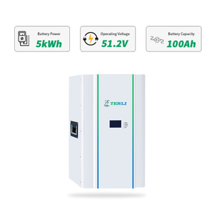 5kwh 100ah GAIA-S مخصص قابلة للشحن OEM / ODM بطارية ليثيوم Powerwall