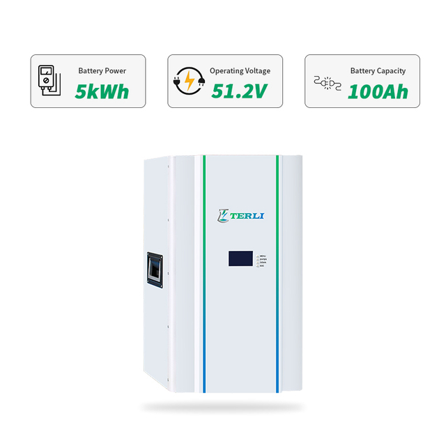 5kwh 100ah GAIA-S مخصص قابلة للشحن OEM / ODM بطارية ليثيوم Powerwall