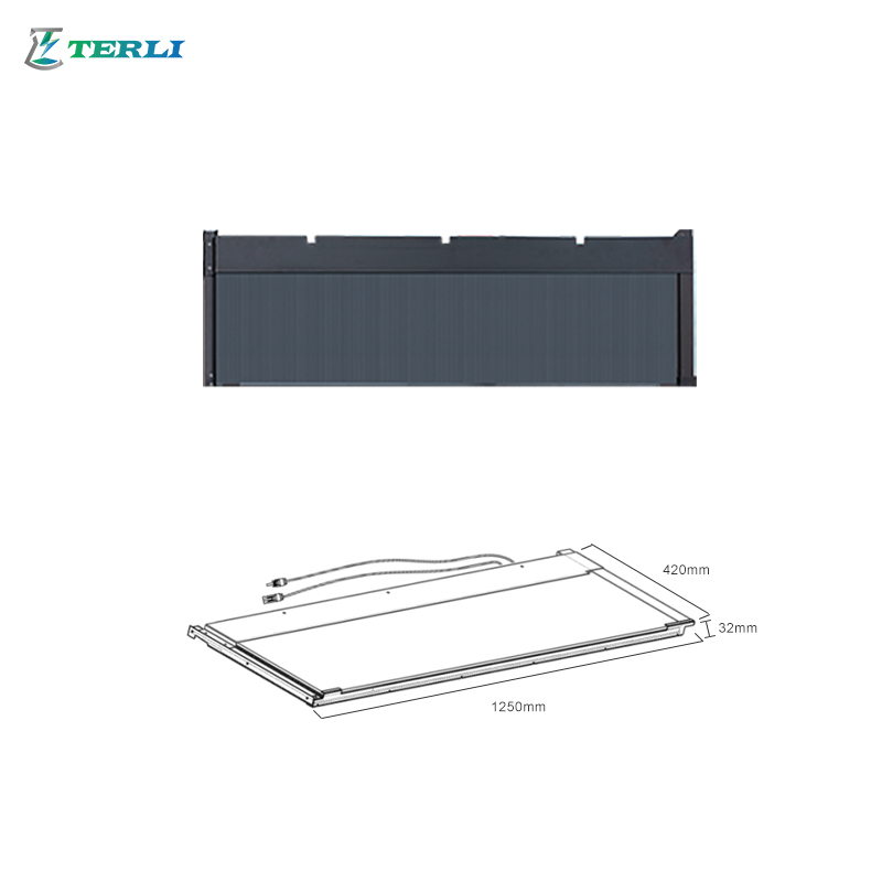 Tuile Verre Photovoltaique Solaire Toit Verre Solaire Toiture Photovoltaïque Intégrée