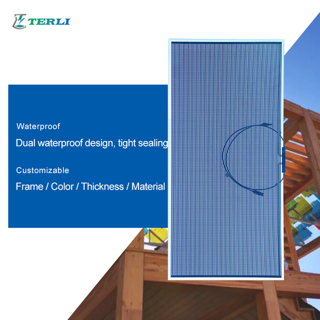 حلول التظليل بالطاقة الشمسية من الكادميوم تيلورايد والمظلة الزجاجية الكهروضوئية BIPV