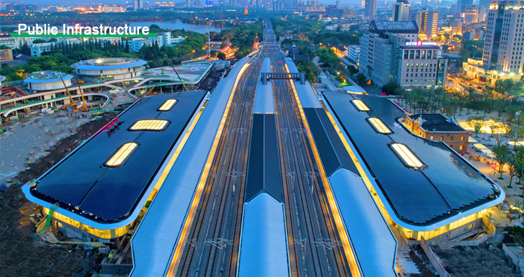 4-BIPV للبنية التحتية العامة