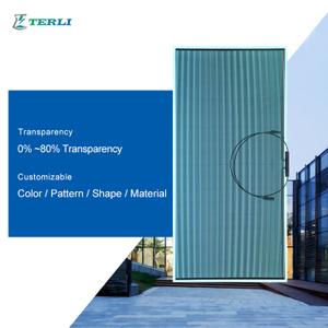 واجهة الزجاج الشمسي CdTe حلول الحائط الساتر الزجاجي الشمسي الكهروضوئي BIPV