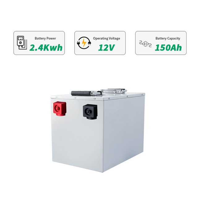 Lifepo4 12v 150ah Rv نظام السفر بالطاقة الشمسية للمقطورة ذات الدورة العميقة