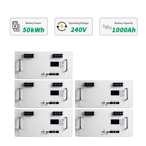 Ess 50kw بطارية ليثيوم 1000ah الرف LiFePO4 البطارية الشمسية
