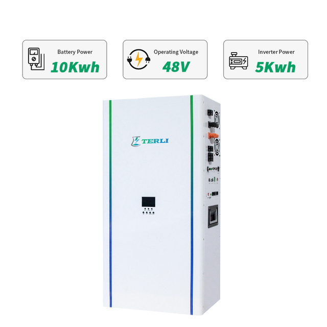 بطارية تخزين Terli 10Kwh All In One Power Wall Lithium Lifepo4