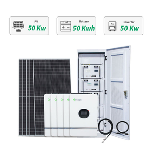 60Kw المتجددة 48V بطارية ليثيوم تخزين الطاقة الألواح الضوئية أطقم للمزرعة