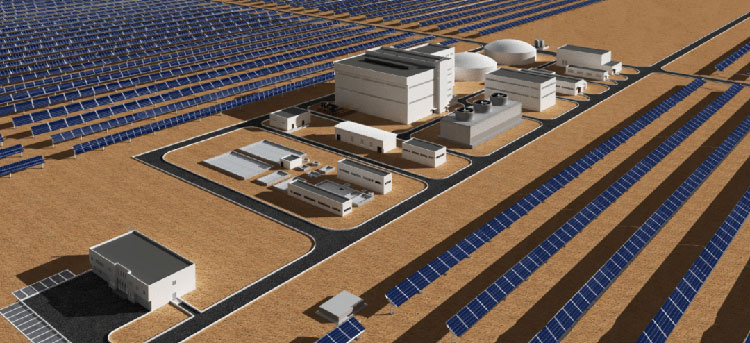 محطة طاقة الذروة الخضراء لتخزين الطاقة الملحية